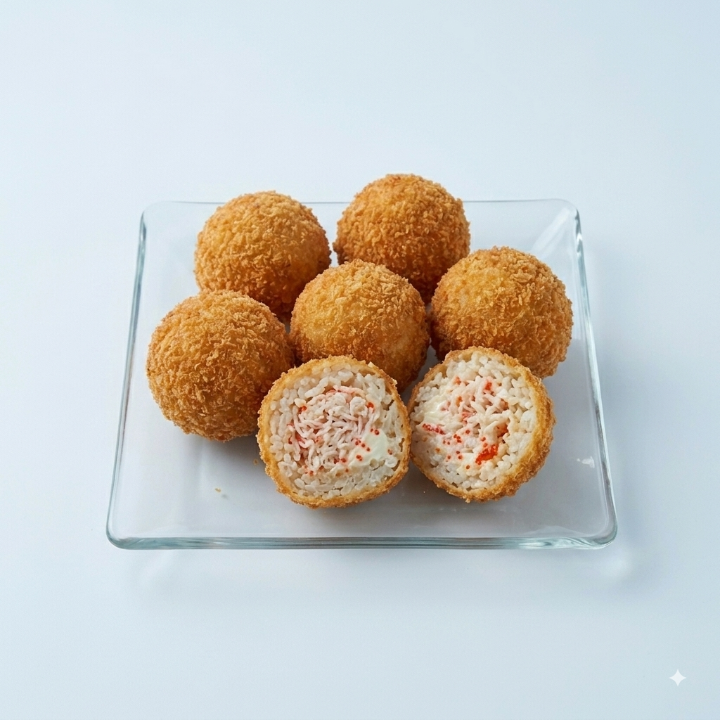 Аранчини с мясом краба